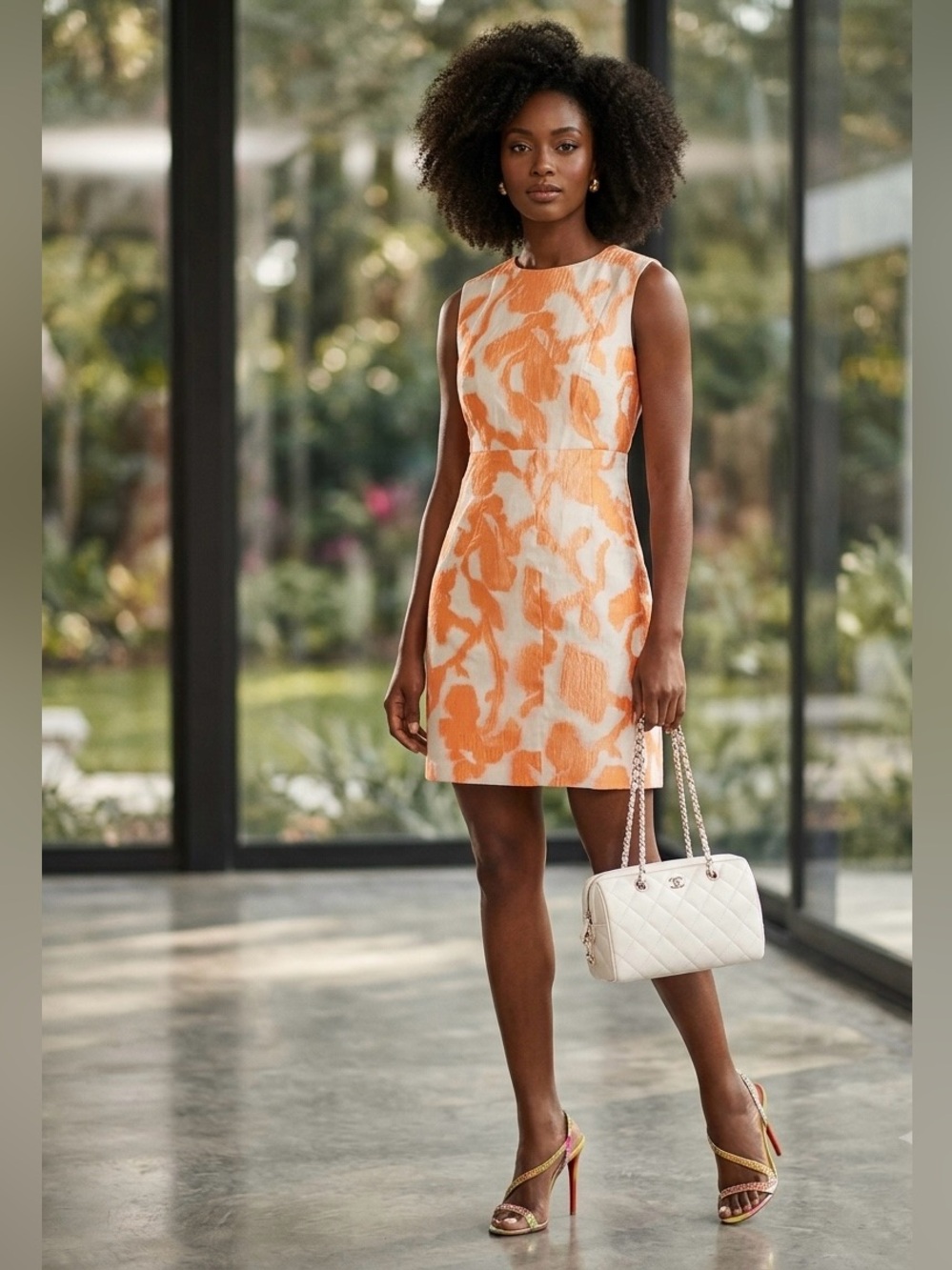 DIANE VON FURSTENBERG CARPRENNA
MINI ROSE JACQUARD DRESS